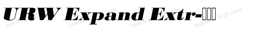URW Expand Extr字体转换 URW Expand Extr字体转换